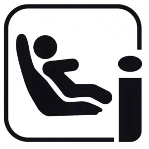 simbolo isofix Mercedes Benz A Class